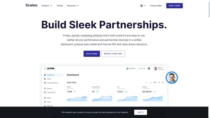 Scaleo — website screenshot