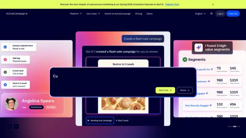 ActiveCampaign - Partner ecosystem company screenshot