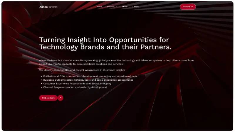 Alinea Partners - Partner ecosystem company screenshot