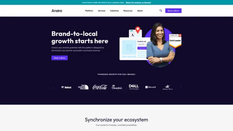 Ansira - Partner ecosystem company screenshot
