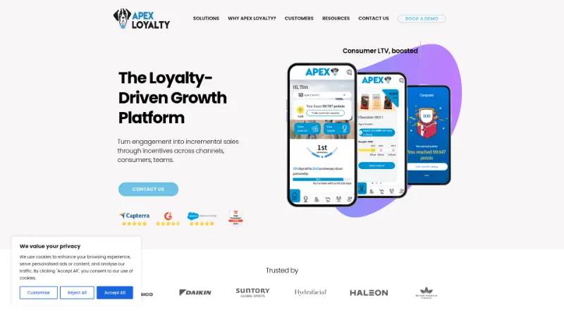 APEX Loyalty - Partner ecosystem company screenshot