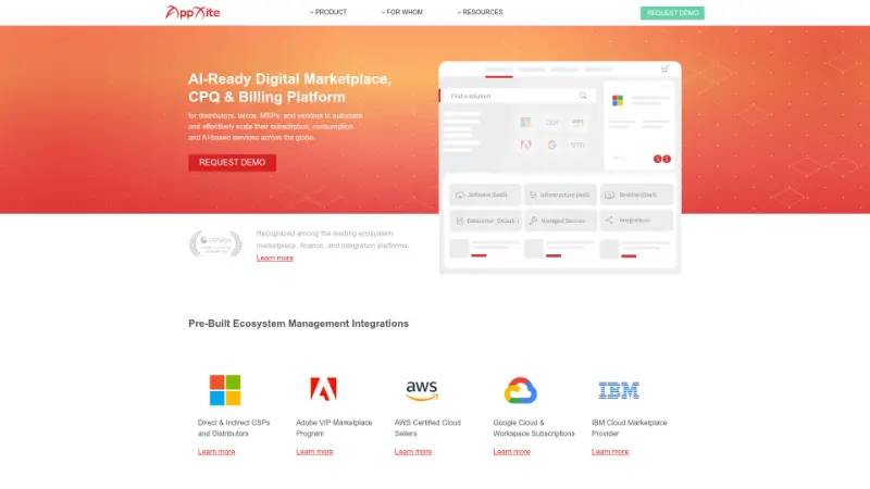 AppXite - Partner ecosystem company screenshot