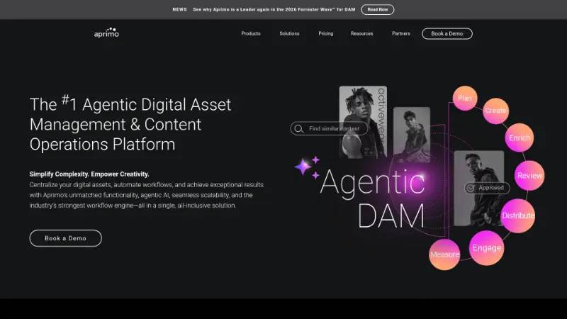 Aprimo - Partner ecosystem company screenshot