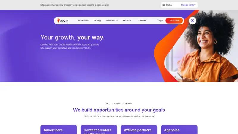 Awin - Partner ecosystem company screenshot