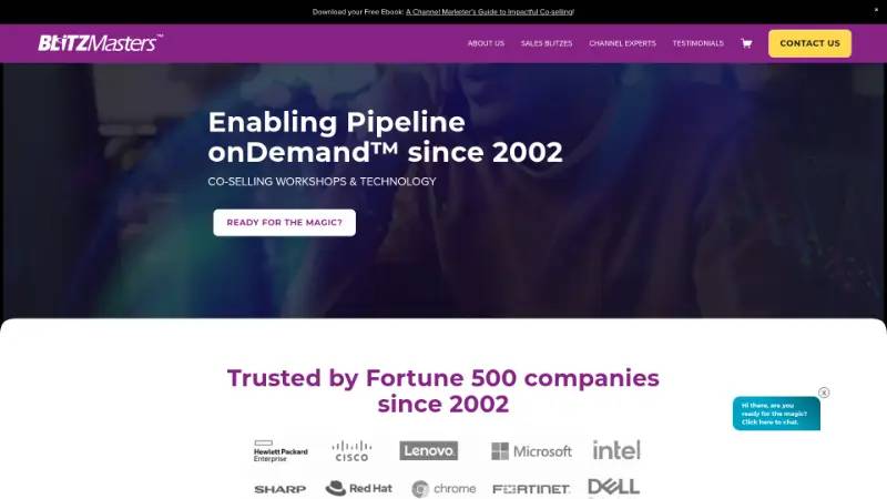 BlitzMasters - Partner ecosystem company screenshot