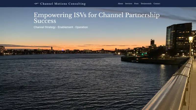 Channel Motions - Partner ecosystem company screenshot