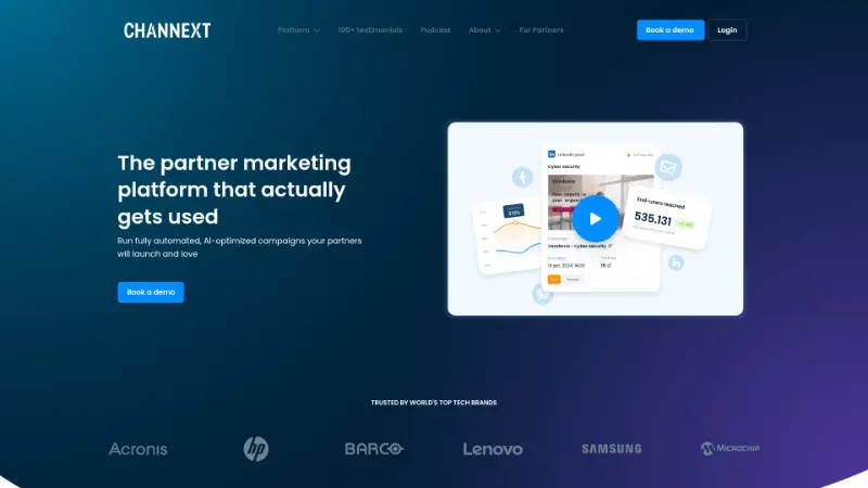 Channext - Partner ecosystem company screenshot