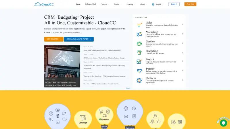 CloudCC - Partner ecosystem company screenshot