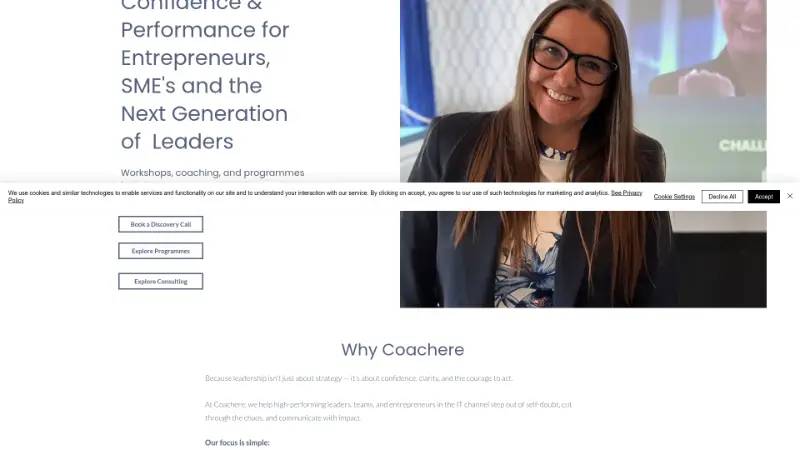 Coachere - Partner ecosystem company screenshot