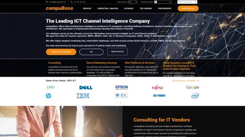 CompuBase Consulting - Partner ecosystem company screenshot