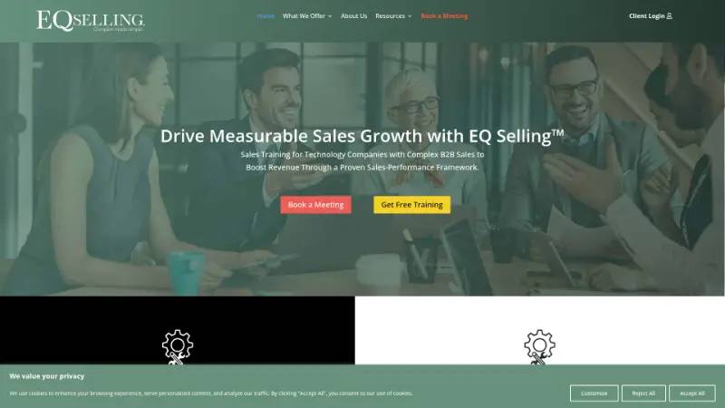EQ Selling - Partner ecosystem company screenshot