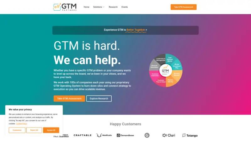 GTM Partners - Partner ecosystem company screenshot