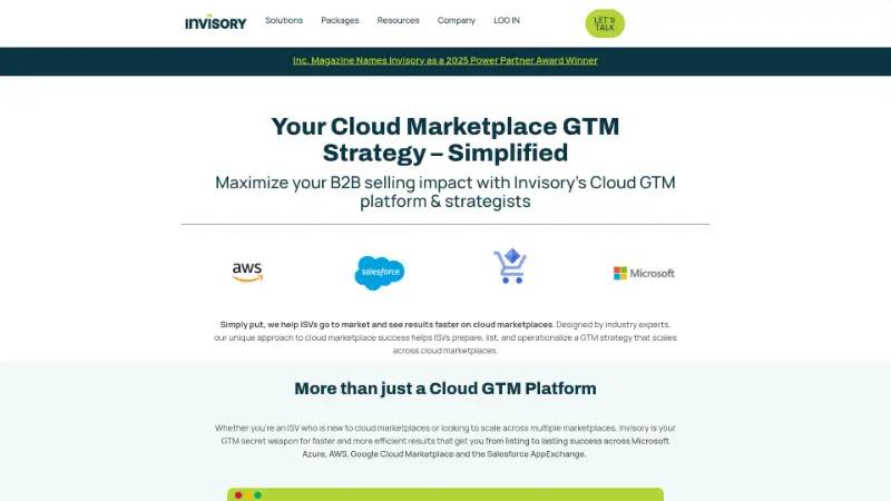 Invisory - Partner ecosystem company screenshot