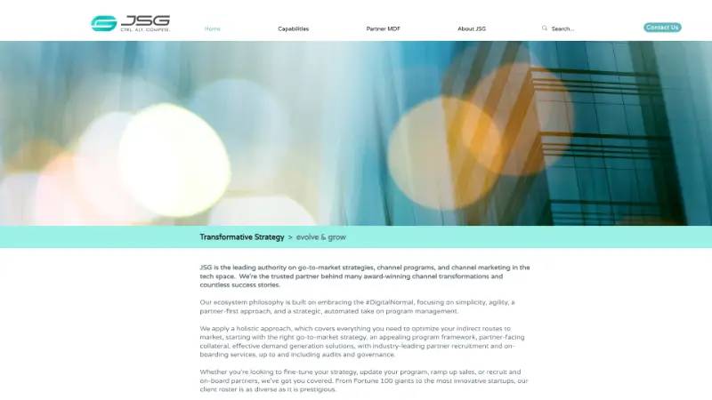 JS Group - Partner ecosystem company screenshot