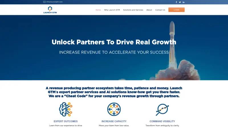 Launch GTM - Partner ecosystem company screenshot