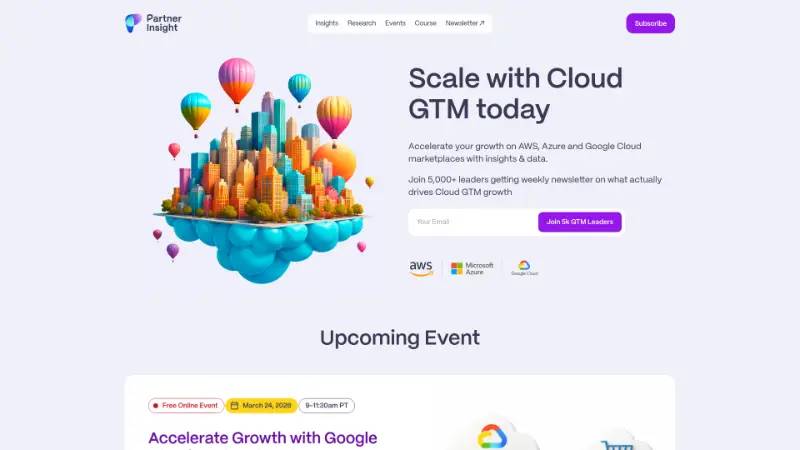 Partner Insight - Partner ecosystem company screenshot