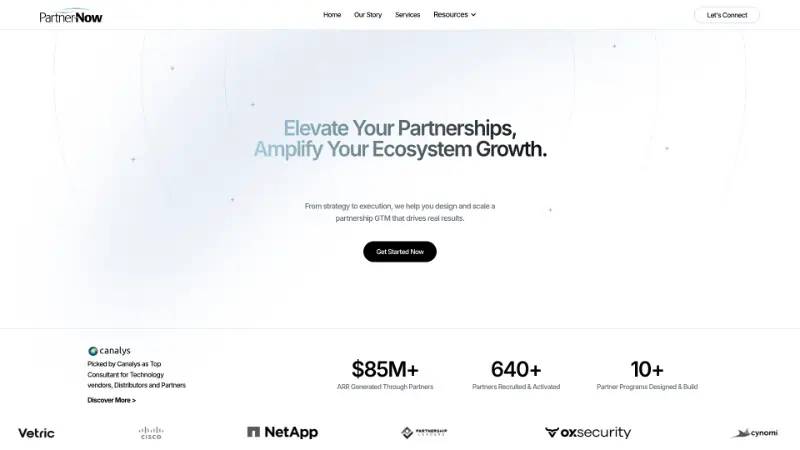 Partner Now - Partner ecosystem company screenshot