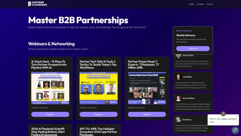 Partner Playbooks - Partner ecosystem company screenshot