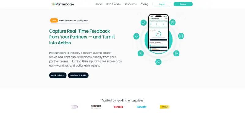 PartnerScore - Partner ecosystem company screenshot
