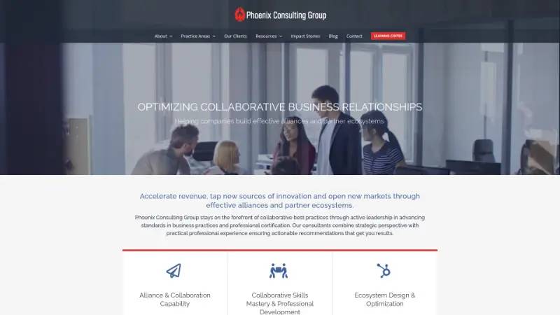 Phoenix Consulting Group - Partner ecosystem company screenshot