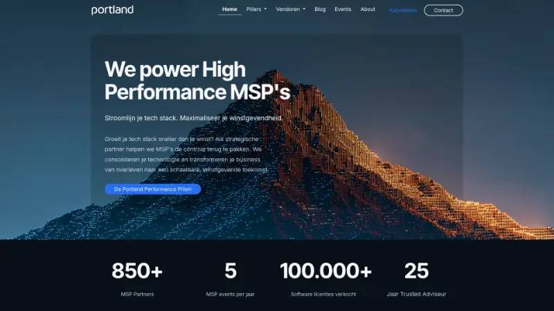 Portland Europe - Partner ecosystem company screenshot
