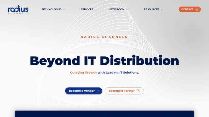 Radius Channels - Partner ecosystem company screenshot