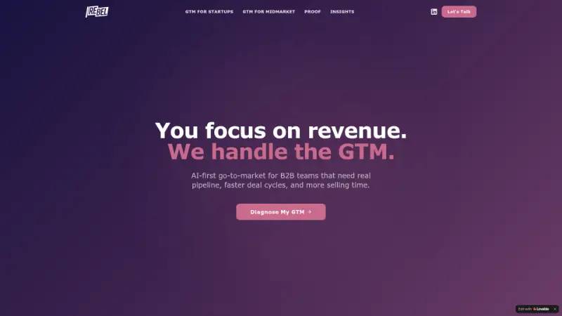 Rebel GTM - Partner ecosystem company screenshot