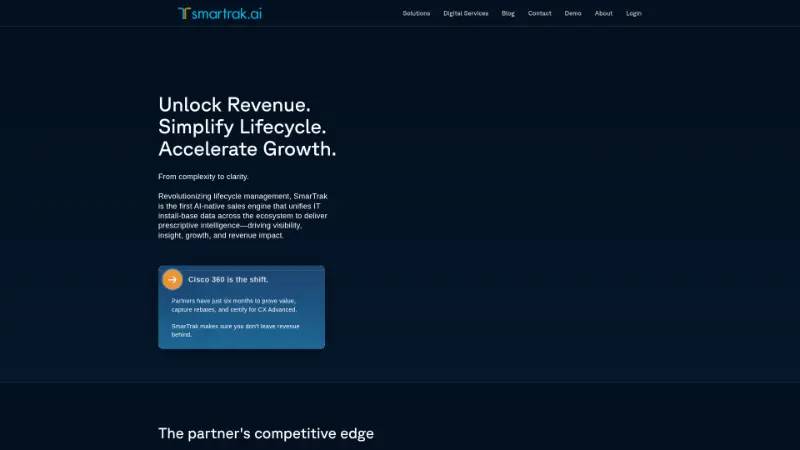 SmarTrak.ai - Partner ecosystem company screenshot