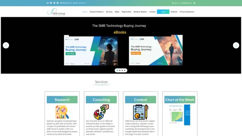 SMB Group - Partner ecosystem company screenshot