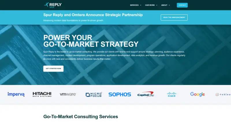 Spur Reply - Partner ecosystem company screenshot