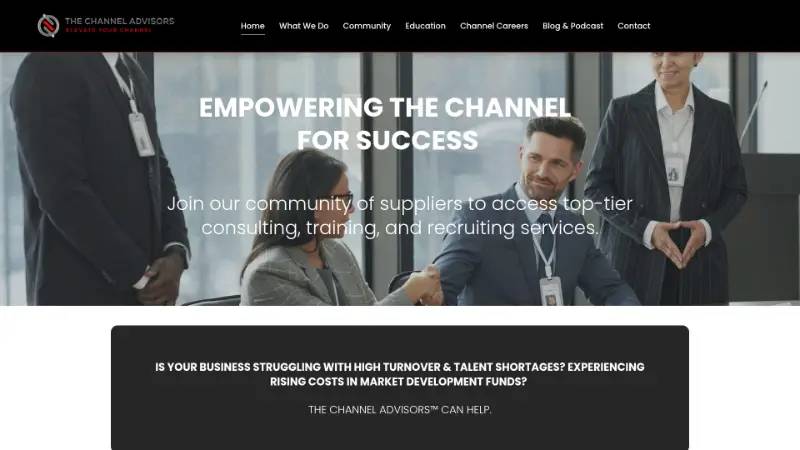 The Channel Advisors - Partner ecosystem company screenshot