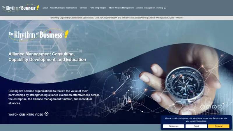 The Rhythm of Business - Partner ecosystem company screenshot