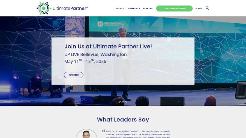 Ultimate Partner - Partner ecosystem company screenshot