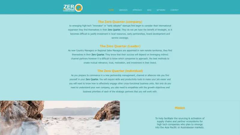 ZeroQ Consulting - Partner ecosystem company screenshot